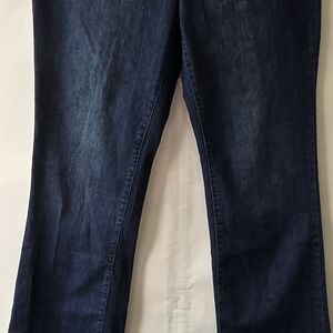 Baccini Women's Dark Blue Straight Leg Jeans